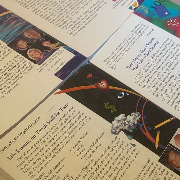 🎉2/20 Set of 4 Chicken Soup for Teenage Preteen Soul Stories Journal Advice - Picture 3 of 8